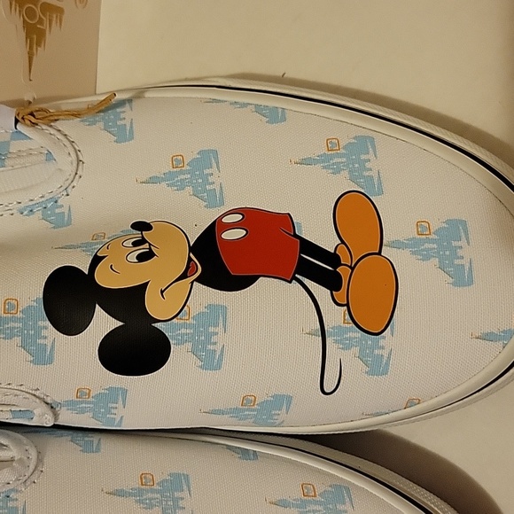 New in Box w/Tags: VANS Disney 50th Anniversary Mickey Mouse Slip On - Picture 12 of 16